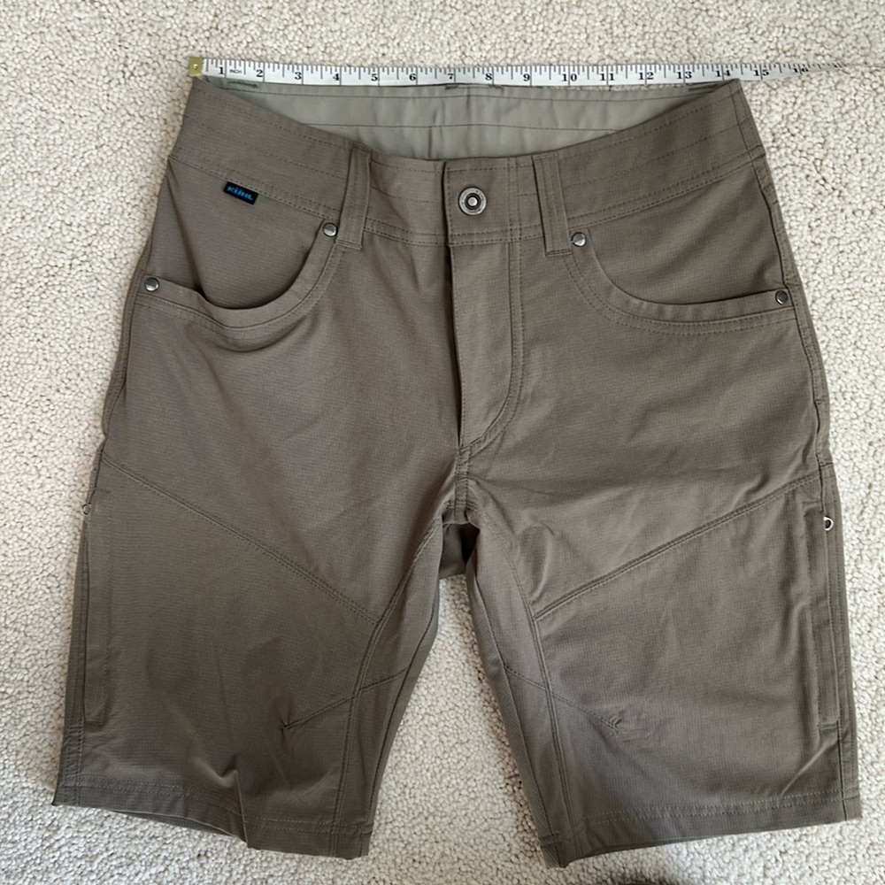 Kuhl Mens Konfidant Air Short (2023) in taupe - Size 30 with 10” inseam